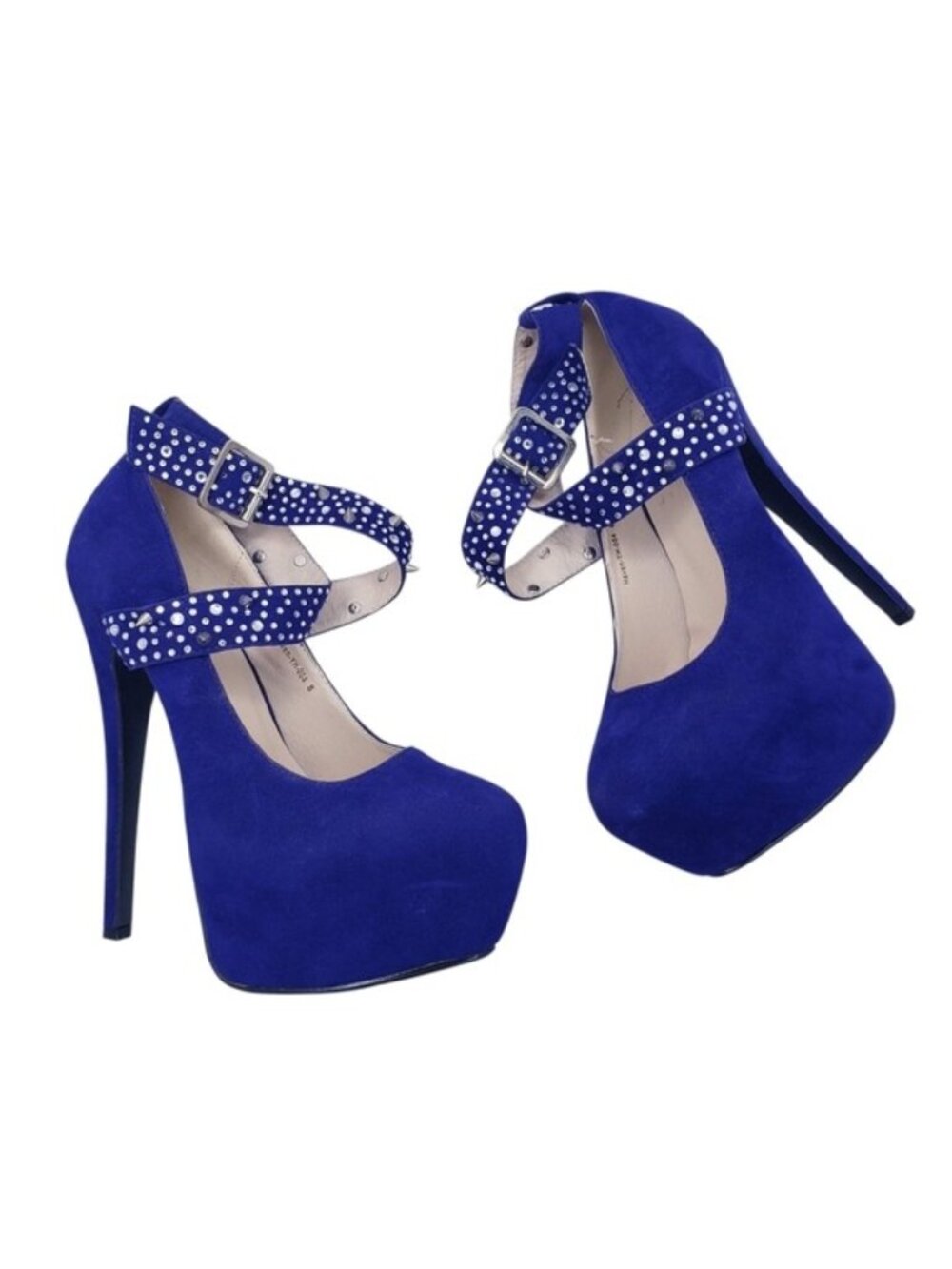 Cape Robbin Haven Studded Embellished Strappy Platform Heels Women's Size 8
